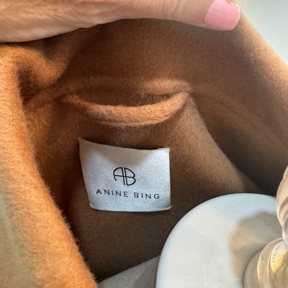 ANINE BING Dylan Coat in Camel - Picture 4 of 7